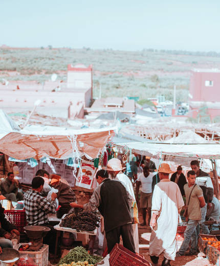markt in marrakech | groepsreis in marokko