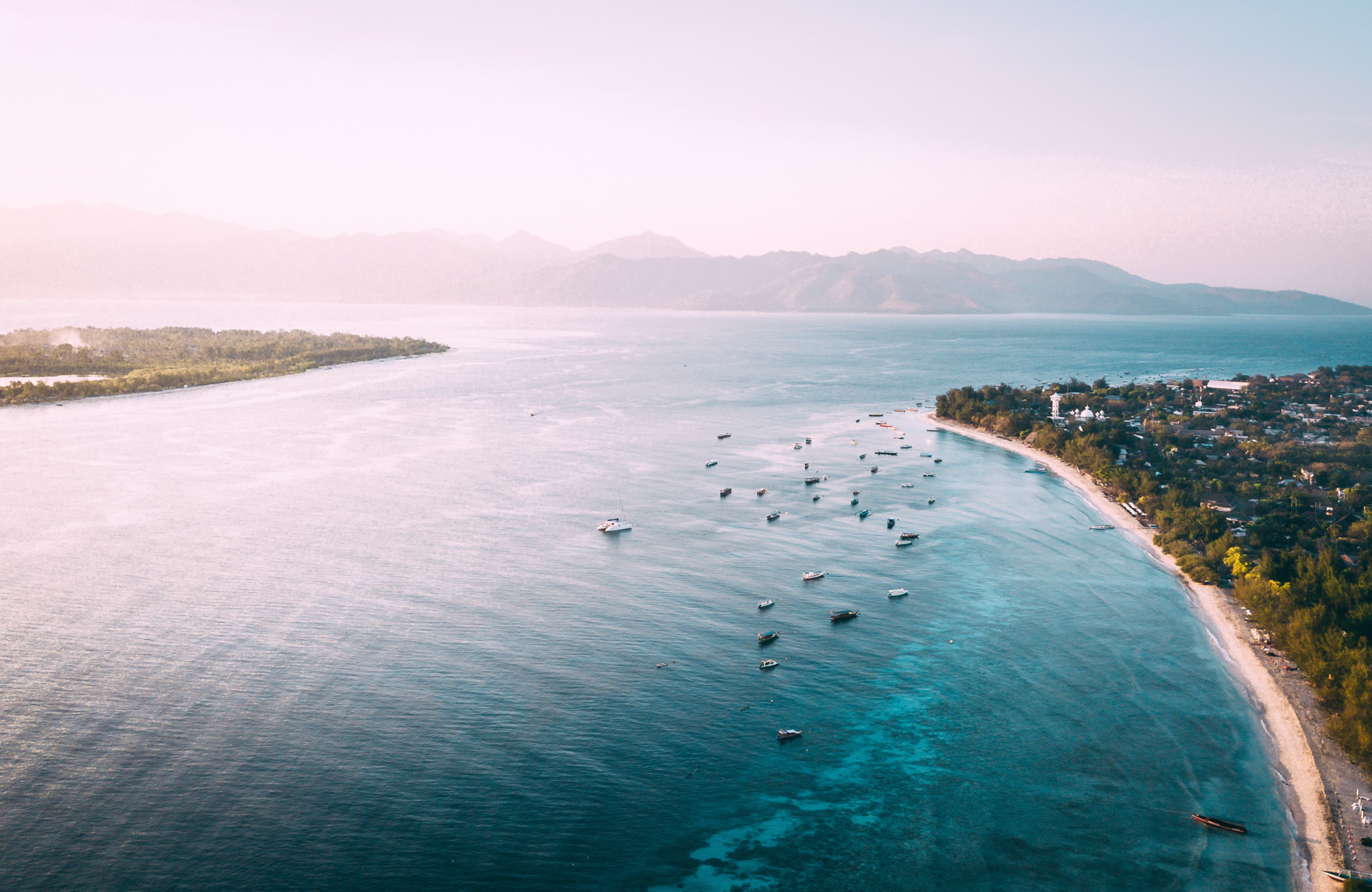Gili-eilanden vanuit de lucht | Reizen met KILROY