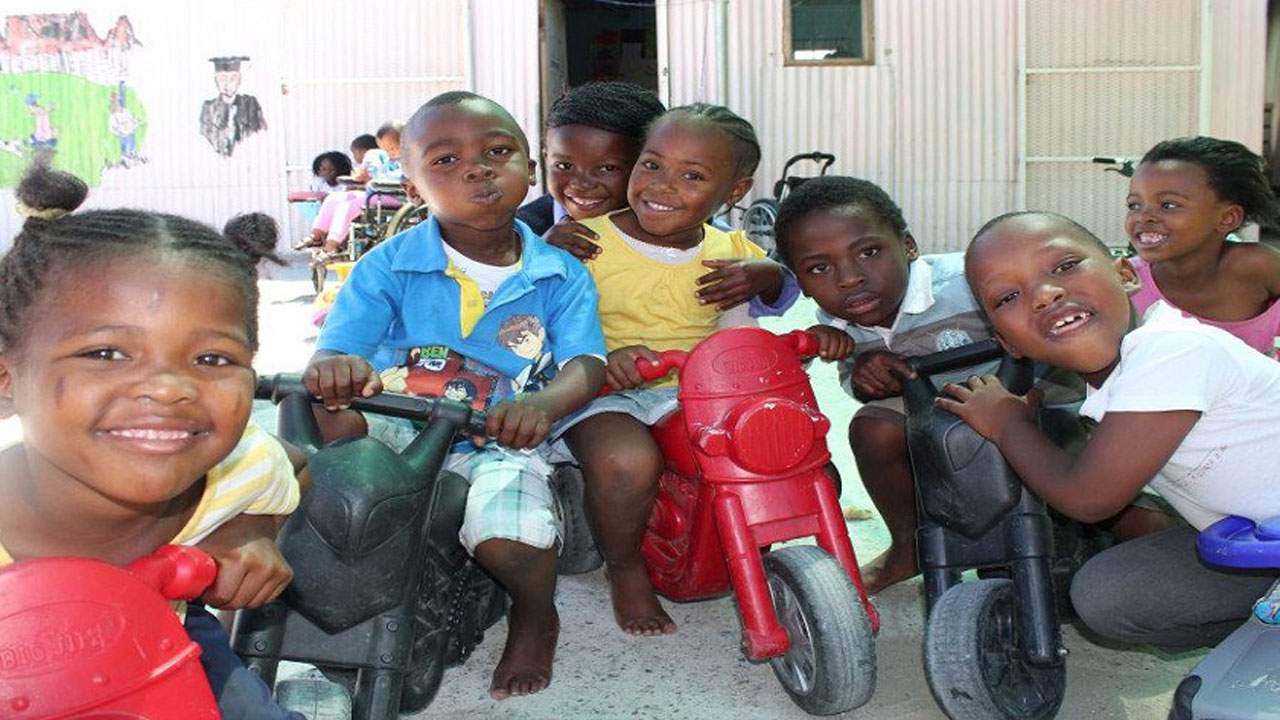 Kinderen in Kaapstad