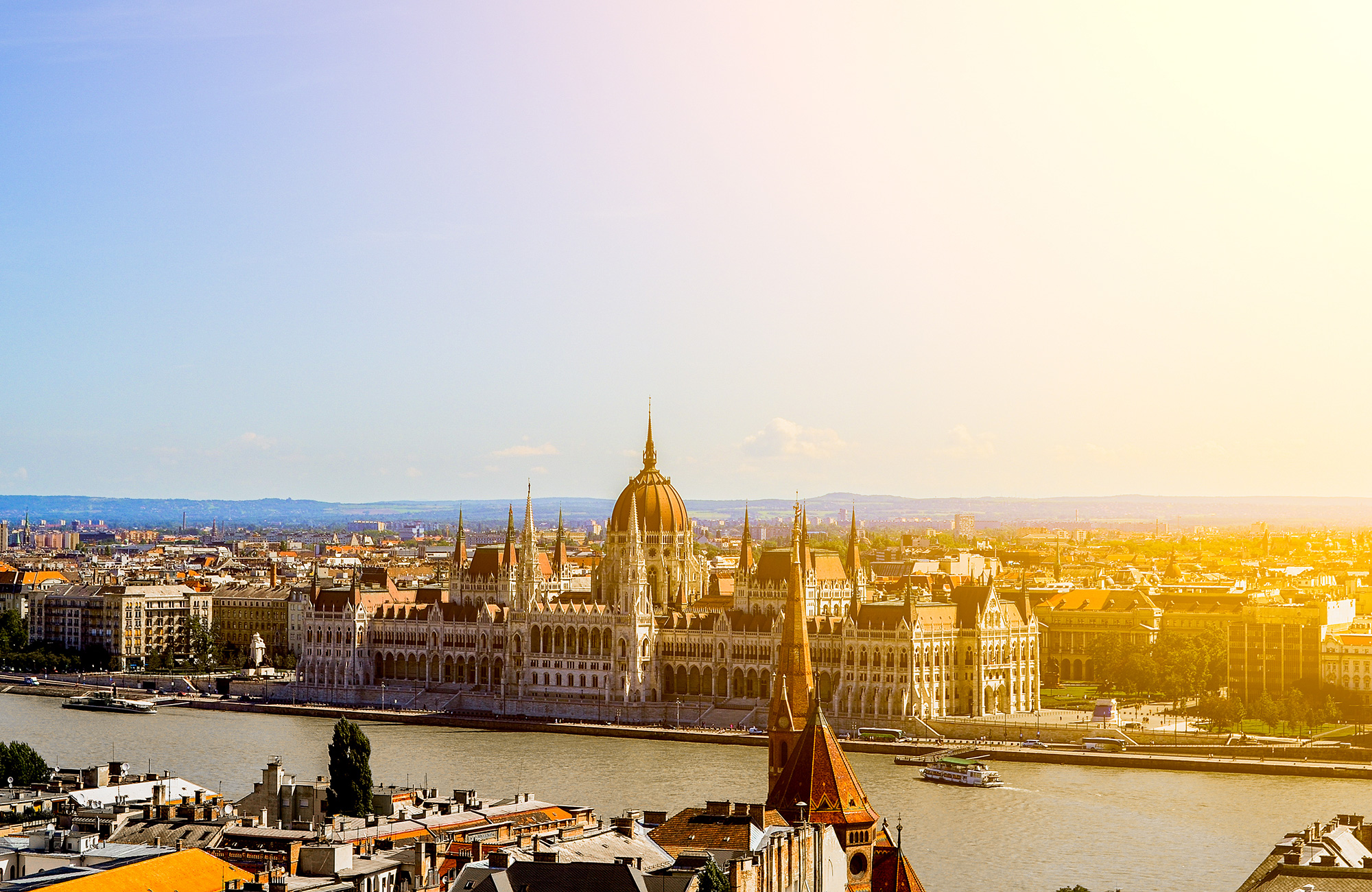 arkitektur på en studietur til budapest