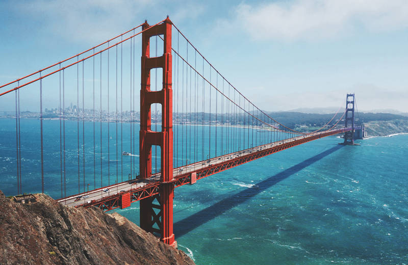 Golden Gate Bridge in San Francisco in Californië | KILROY