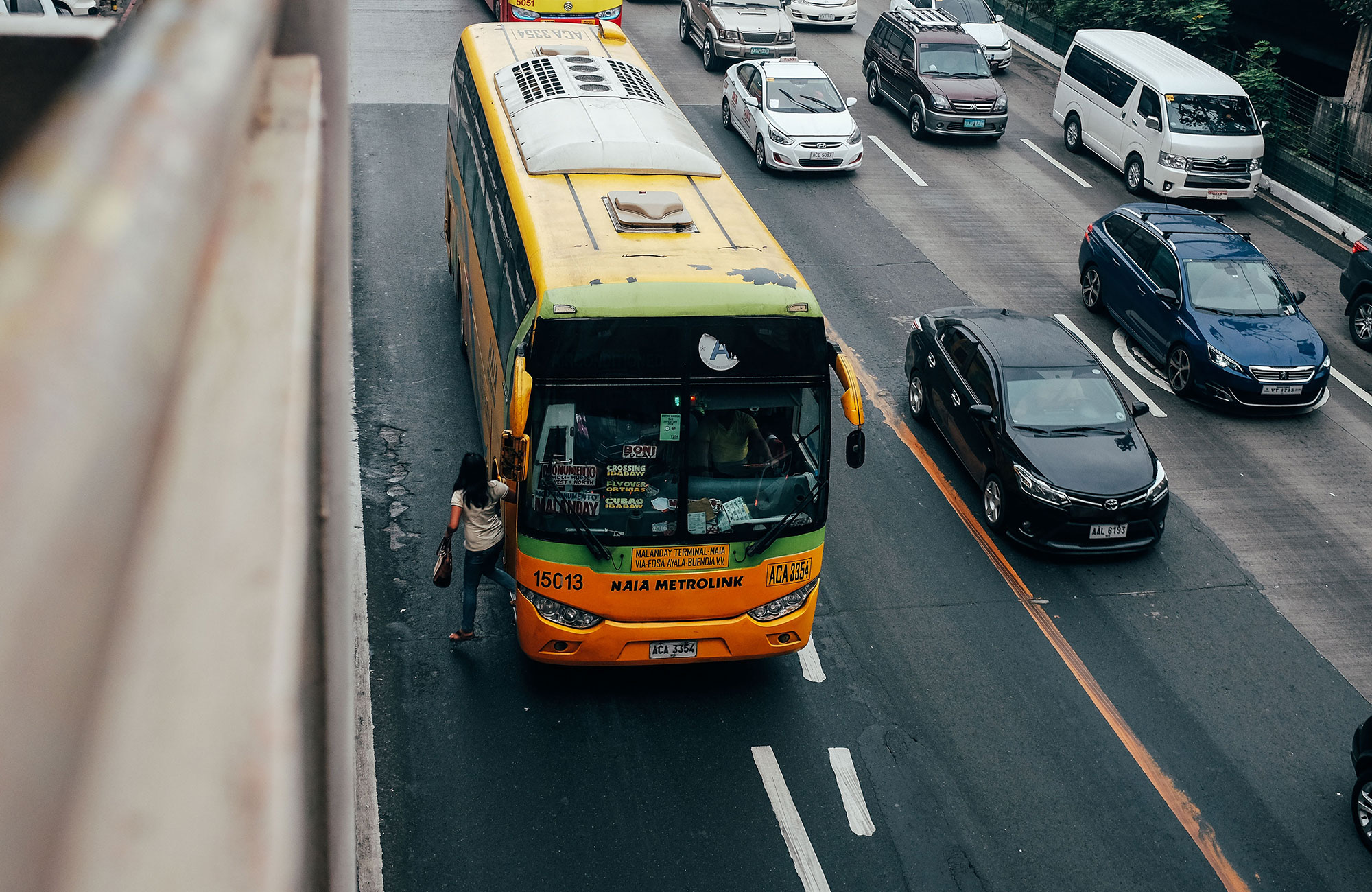 bustransfer på studierejsen