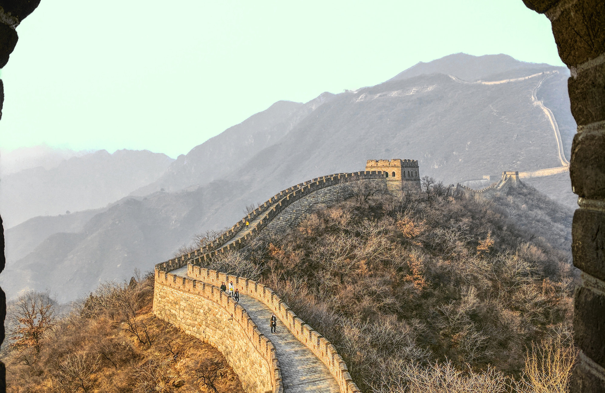 se den kinesiske mur i kina på studieturen til kina