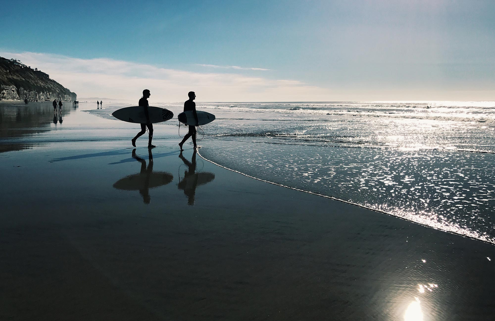 Surfers op het strand | Groepsreizen in Noord-Amerika