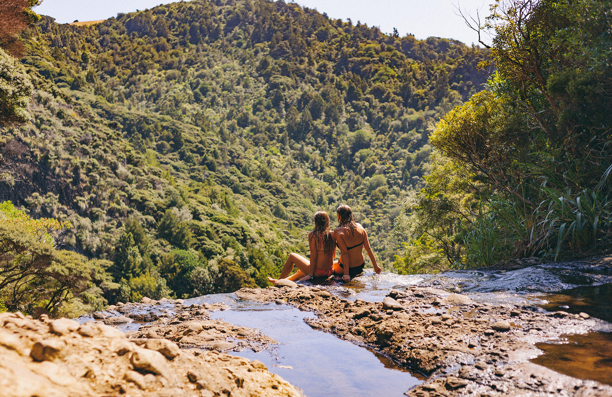 general-girlfriends-waterfall-swimming-mountain-view-cover