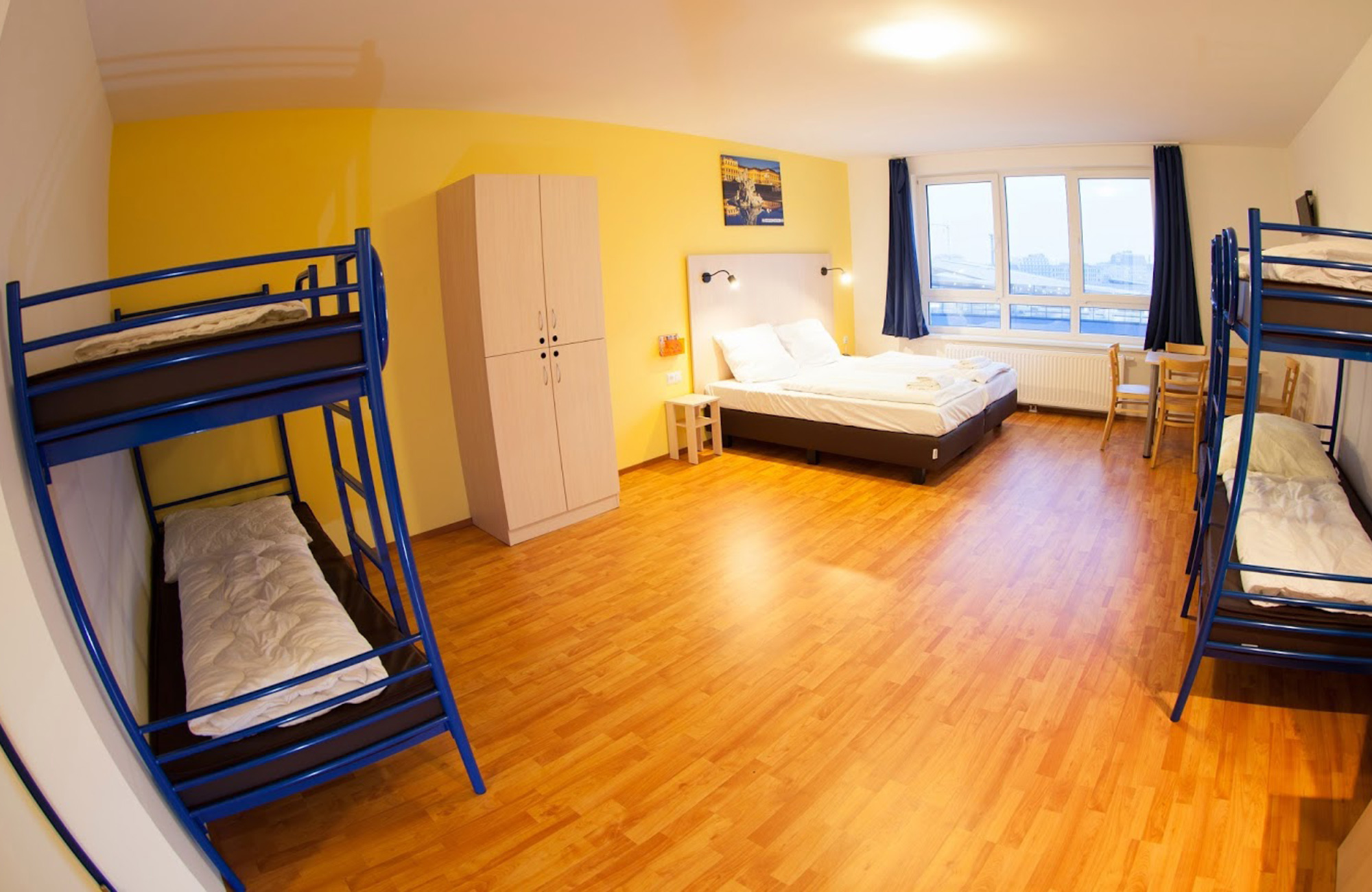 Stapelbedden bij A&O Wien Hauptbahnhof