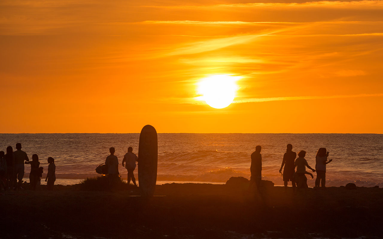 Surfen op San Juan op La Union in de Filipijnen