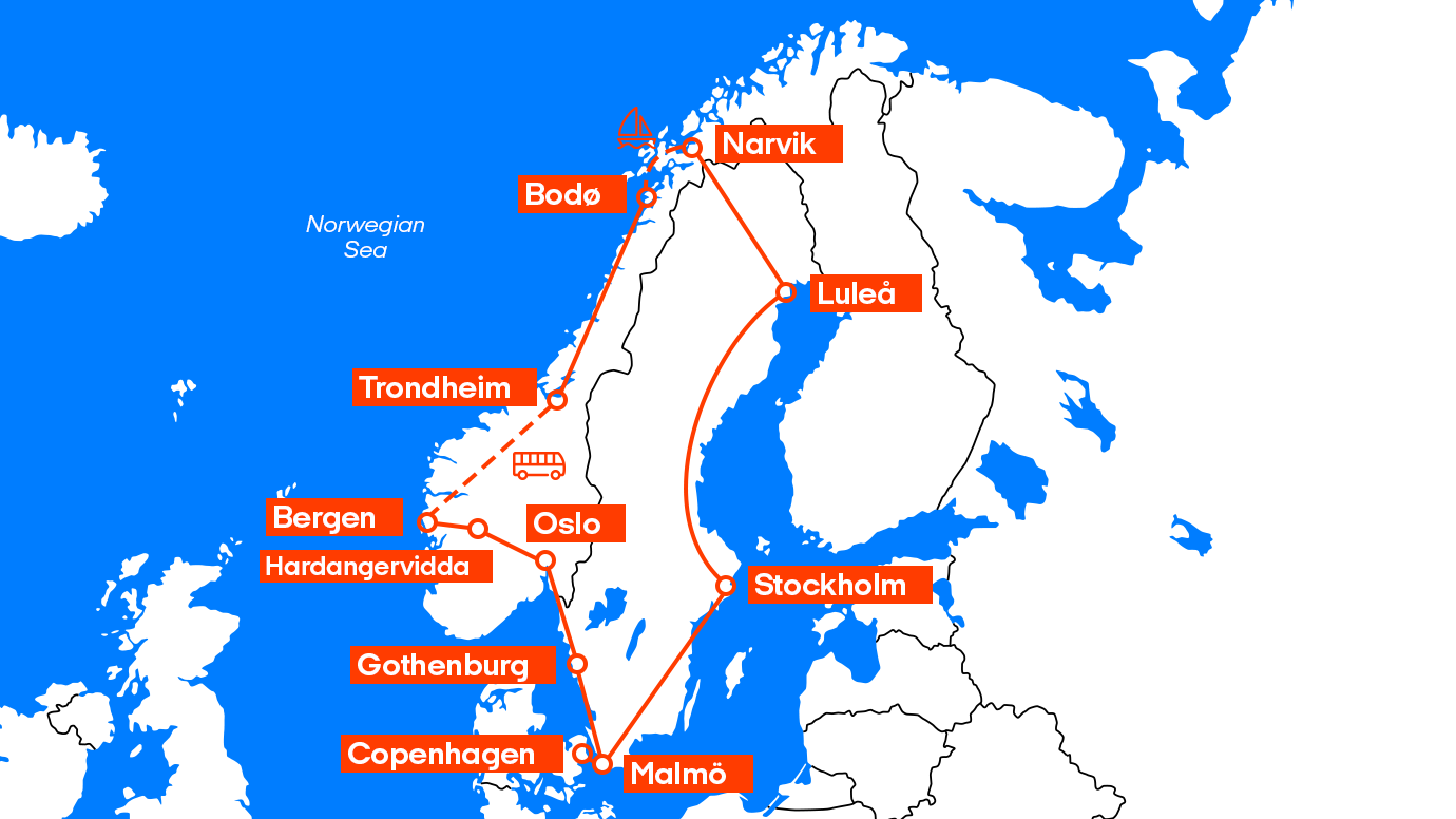 Scandinavische tour met trein | KILROY