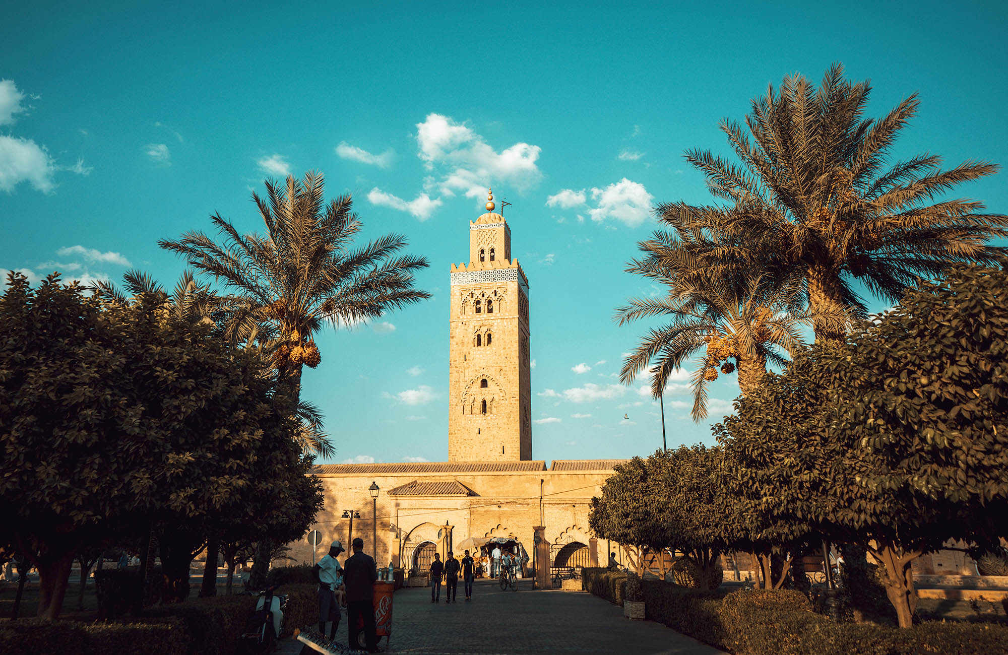 Bekijk de Koutoubia-moskee tijdens je studiereis naar Marrakesh
