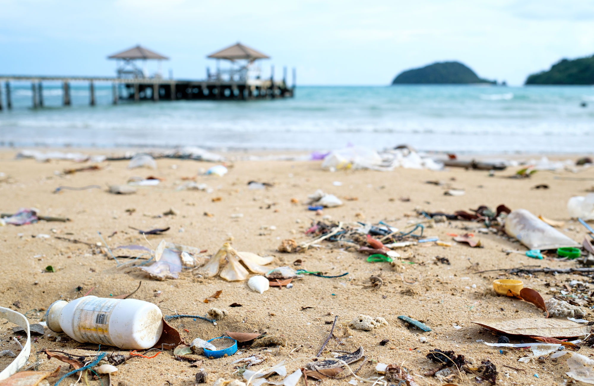 Thailand Beach Plastic