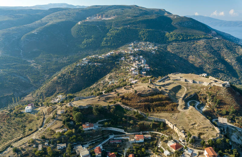 Uitzicht over de Balkan