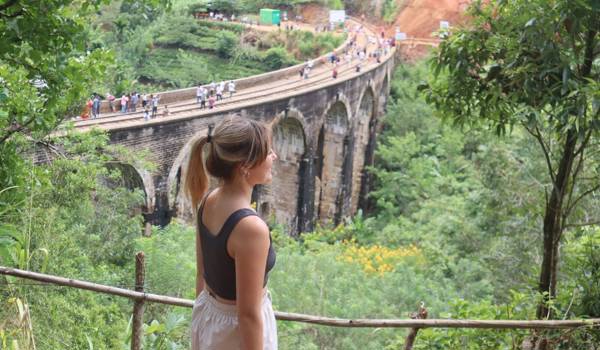 9 Arch Bridge In Ella in Sri Lanka