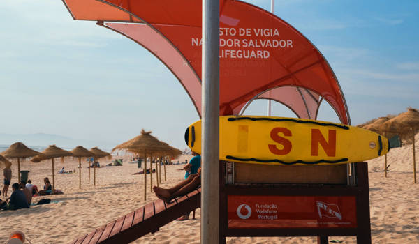Coastcard Station At A Beach In Costa Rica