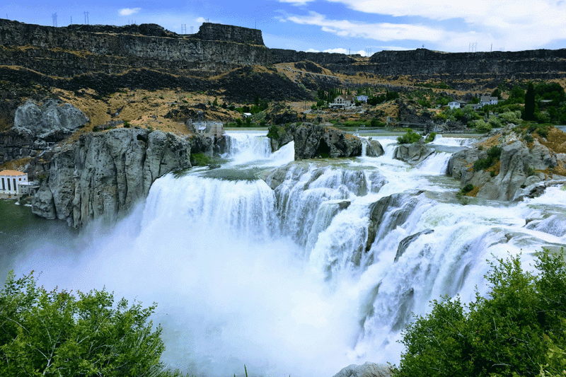Shoshone watervallen in Twin Falls, Idaho