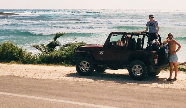 Road Trip Mexico Two Guys Hanging Out