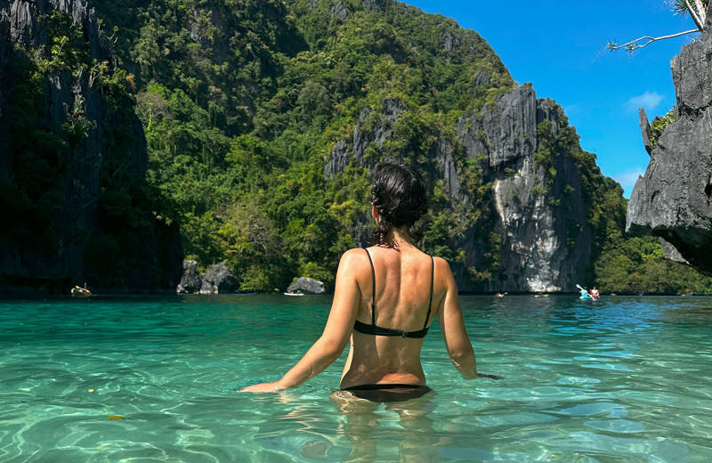 tjej på bröllopstesa i filippinerna