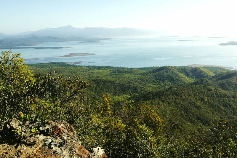 Prachtig uitzicht van Mt. Magarwak op Palawan op de Filipijnen