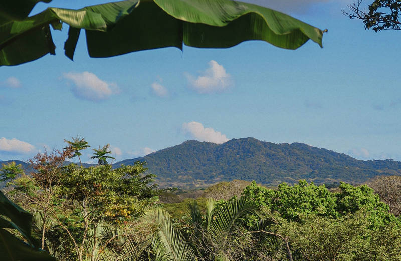 Uitzicht van het Jakera camp in Santa Teresa, Costa Rica