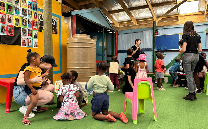 Vrijwilligerswerk in een school in Zuid-Afrika